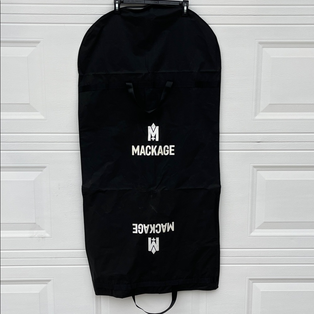 Mackage Black Foldable Travel Garment Carrier
